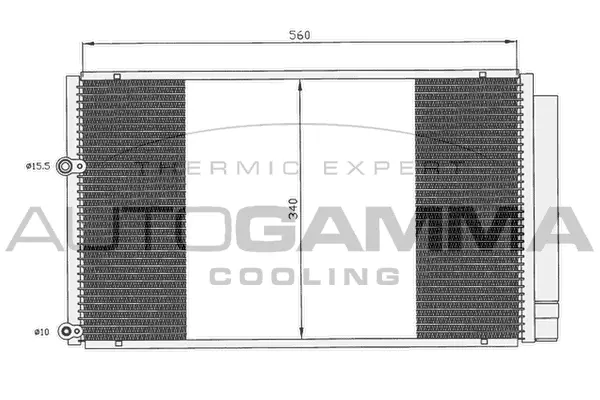 Condenser, air conditioning (104922)