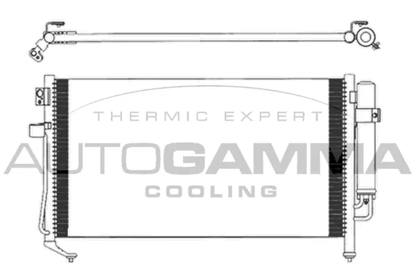 Condenser, air conditioning (103837)