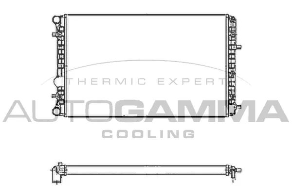 Radiator, engine cooling (104871)