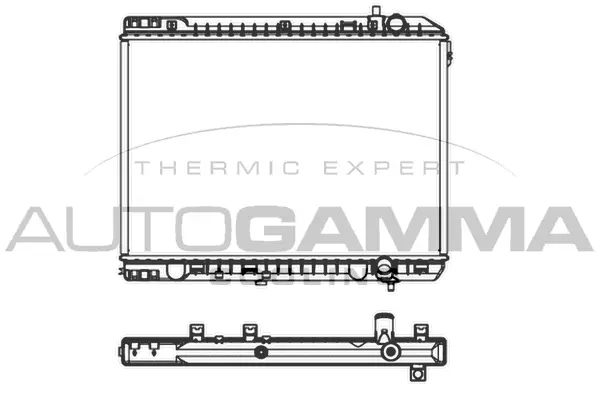 Radiator, engine cooling (107374)