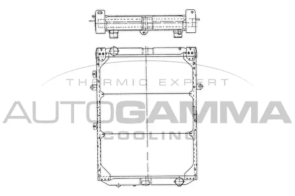 Radiator, engine cooling (400640)
