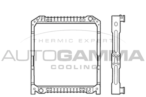 Radiator, engine cooling (400290)