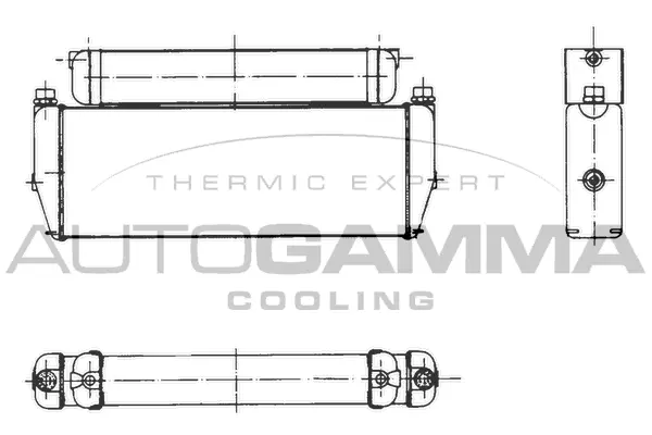 Oil Cooler, engine oil (302618)
