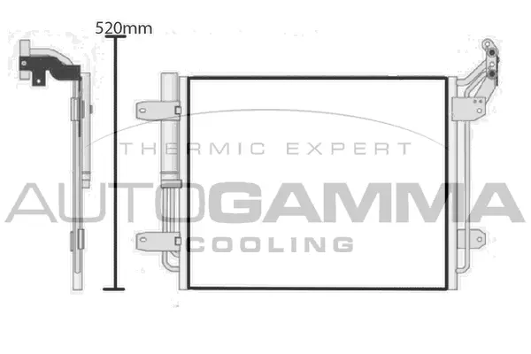 Condenser, air conditioning (105346)