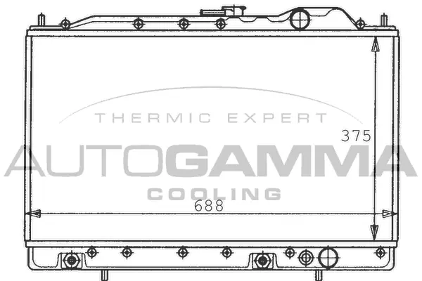 Radiator, engine cooling (100586)