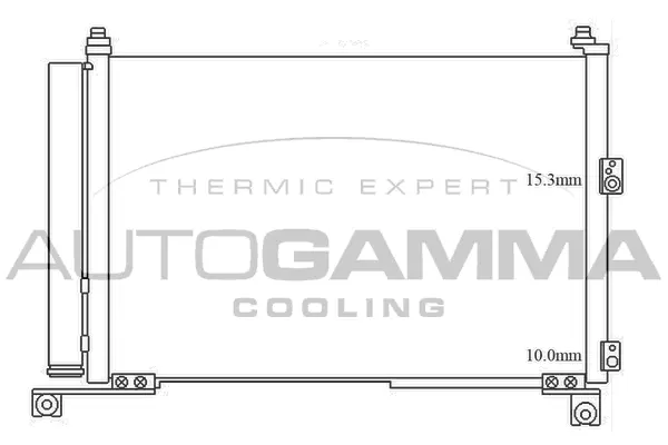 Condenser, air conditioning (105616)