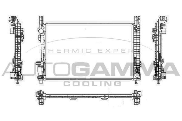 Radiator, engine cooling (104154)