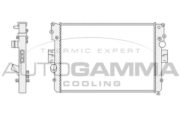 Radiator, engine cooling (103332)