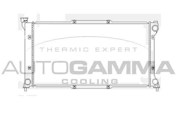 Radiator, engine cooling (101447)
