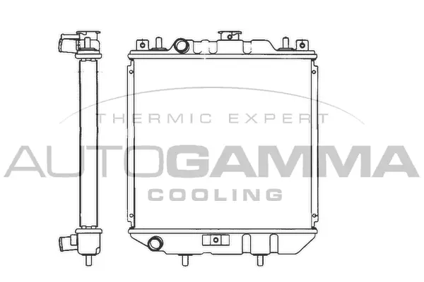 Radiator, engine cooling (101263)