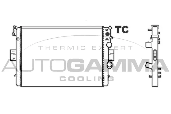 Radiator, engine cooling (403344)