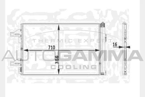 Condenser, air conditioning (104480)