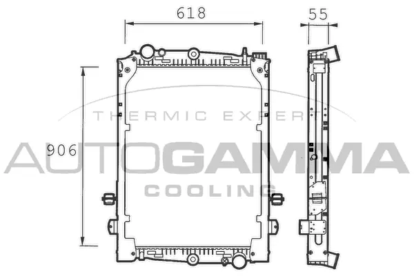 Radiator, engine cooling (400072)