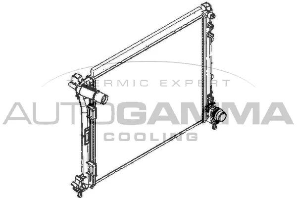 Radiator, engine cooling (110002)