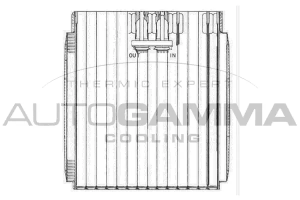 Evaporator, air conditioning (112132)