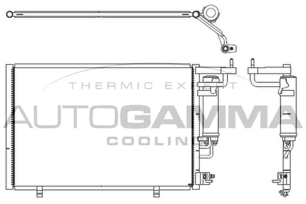 Condenser, air conditioning (107149)