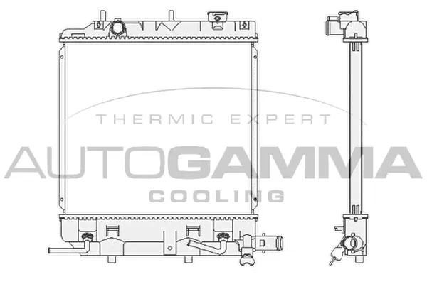 Radiator, engine cooling (104678)
