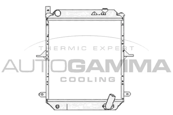 Radiator, engine cooling (105289)