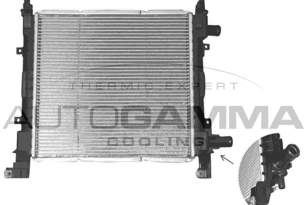 Radiator, engine cooling (101332)