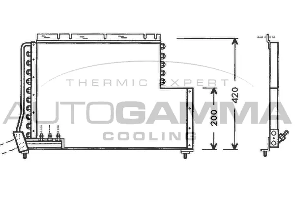 Condenser, air conditioning (102567)