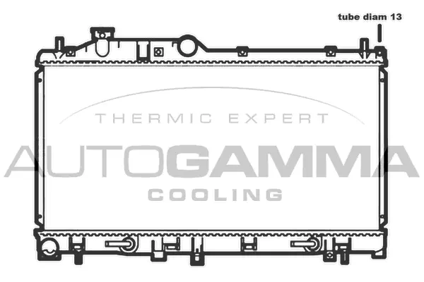 Radiator, engine cooling (107025)