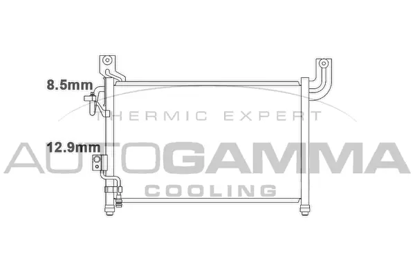 Condenser, air conditioning (105777)