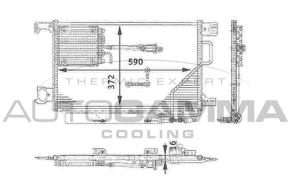Condenser, air conditioning (104127)
