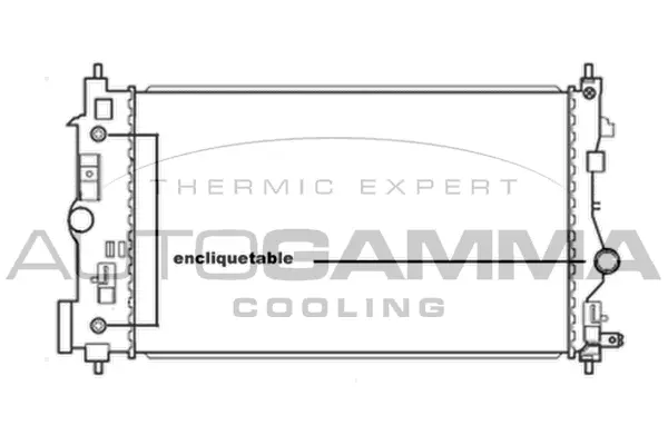 Radiator, engine cooling (105668)