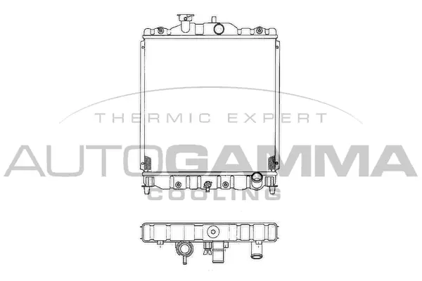 Radiator, engine cooling (102114)