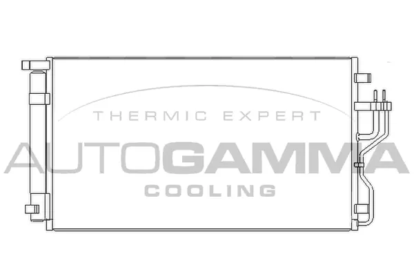 Condenser, air conditioning (105962)