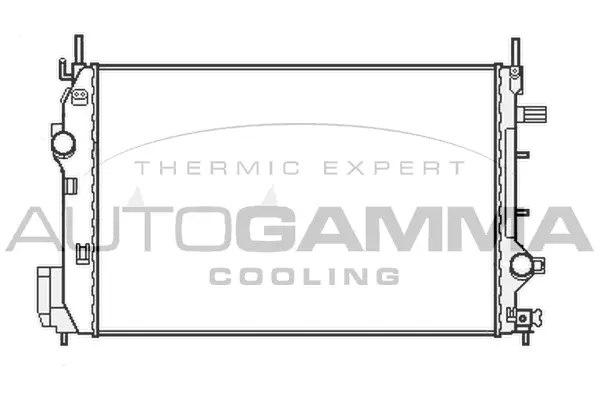 Radiator, engine cooling (107052)