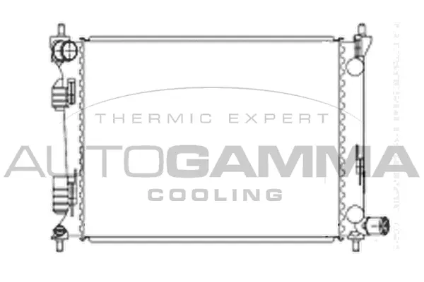 Radiator, engine cooling (105833)