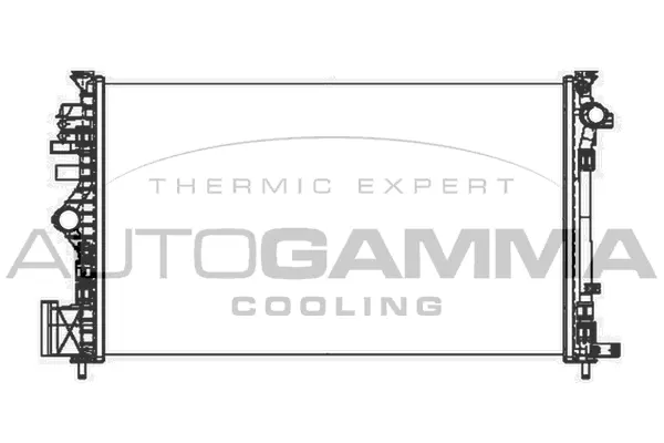 Radiator, engine cooling (105322)
