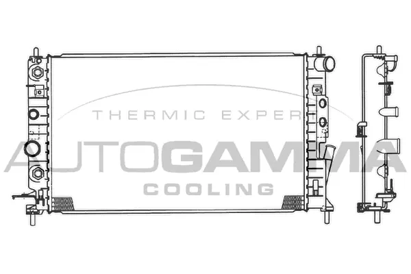 Radiator, engine cooling (102415)