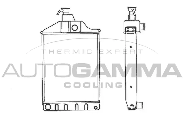 Radiator, engine cooling (402836)