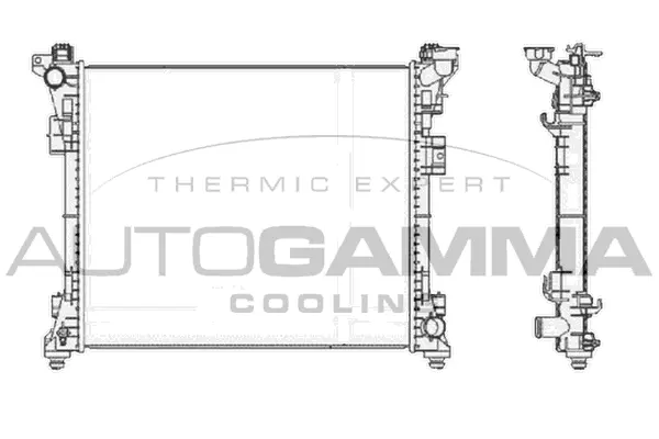 Radiator, engine cooling (105484)