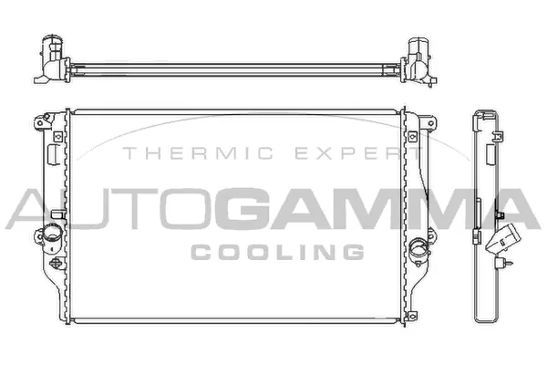 Radiator, engine cooling (105184)