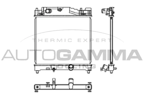Radiator, engine cooling (105905)