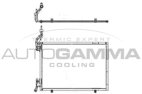Condenser, air conditioning (105524)