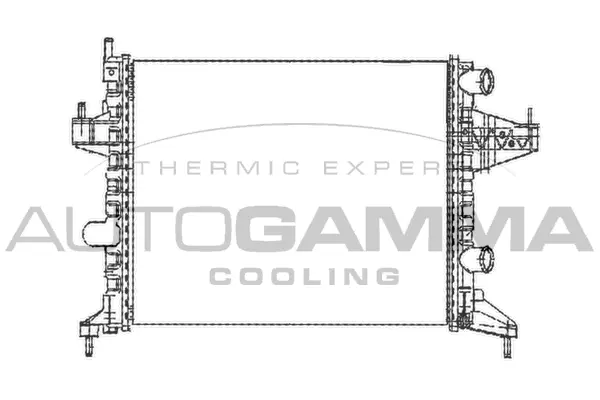 Radiator, engine cooling (102847)