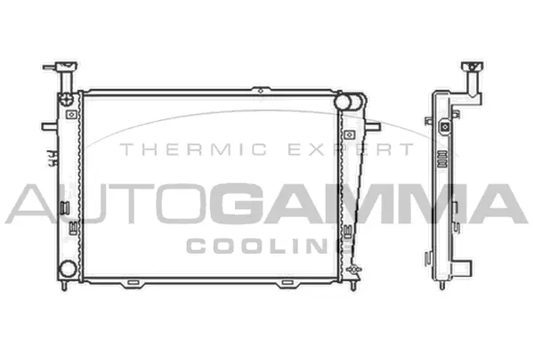 Radiator, engine cooling (105581)