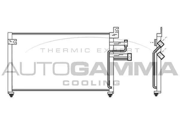 Condenser, air conditioning (105656)