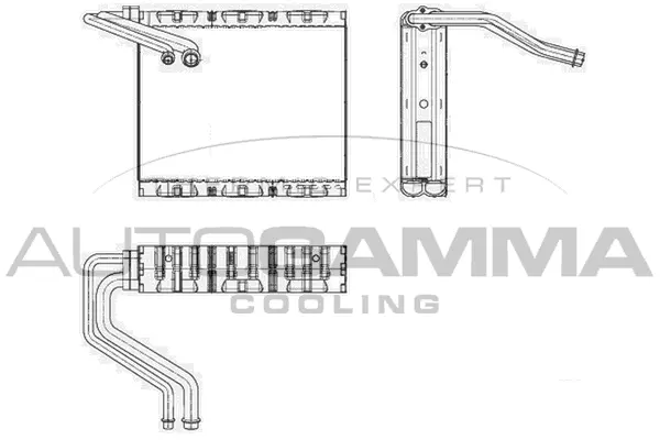 Evaporator, air conditioning (112222)