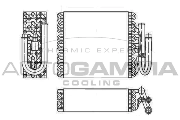 Evaporator, air conditioning (112074)