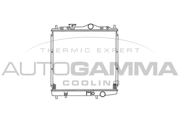 Radiator, engine cooling (101435)
