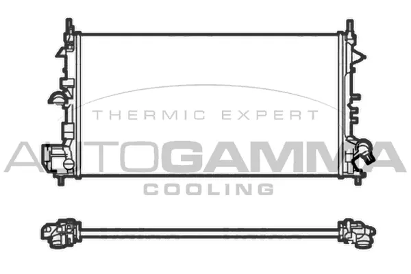 Radiator, engine cooling (105448)