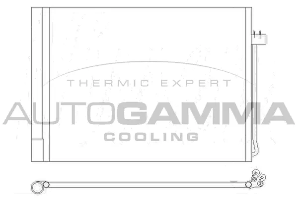 Condenser, air conditioning (105424)