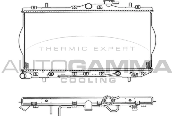 Radiator, engine cooling (103938)