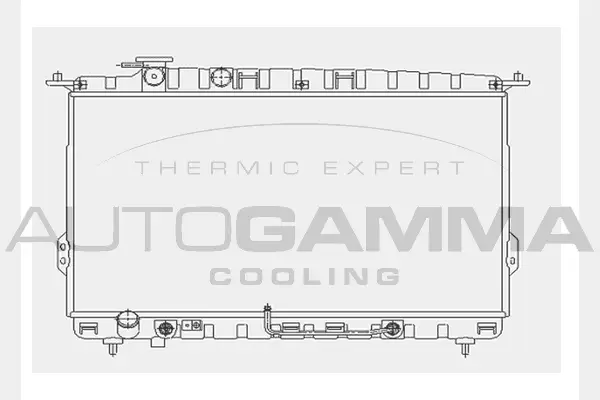 Radiator, engine cooling (104518)