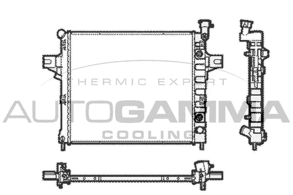 Radiator, engine cooling (104519)
